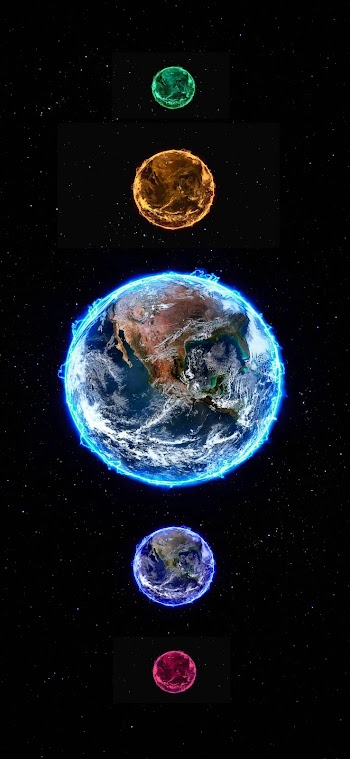 Glowing Planets Picture