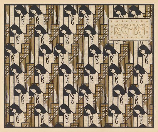 Wanddecor December December Wall Decoration 1901