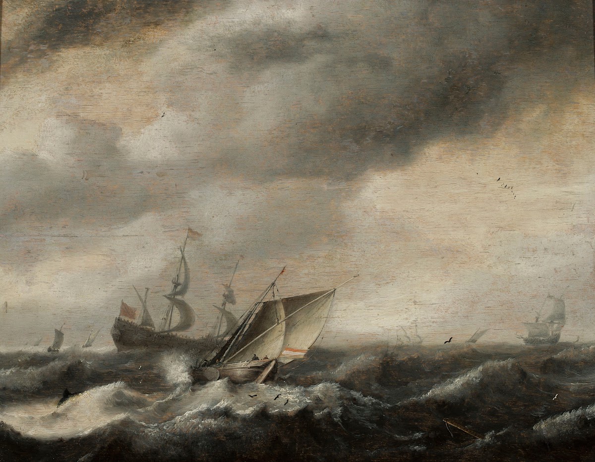 Ships on the sea