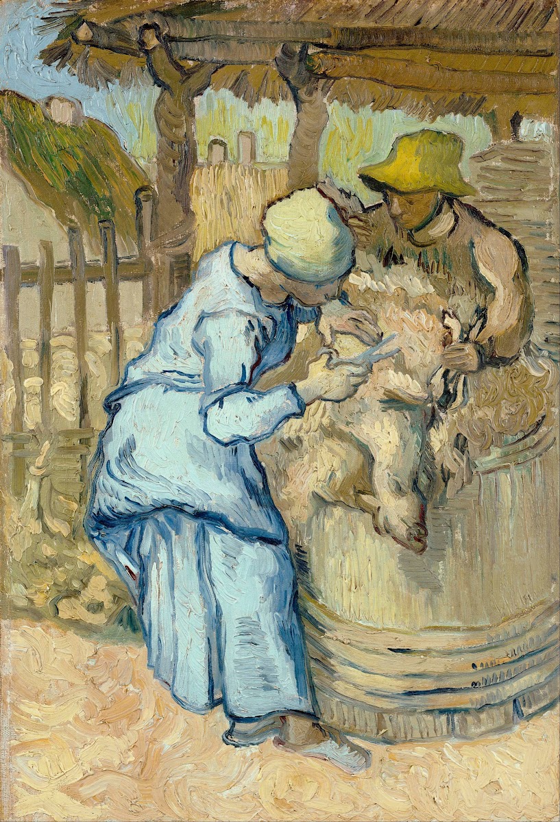 The Sheep Shearer After Millet