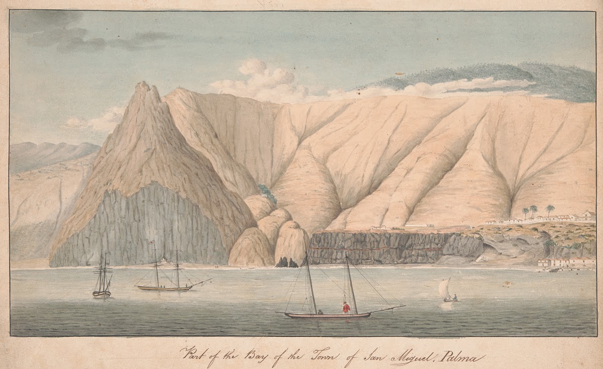 Part of the Bay of the Town of San Miguel La Palma