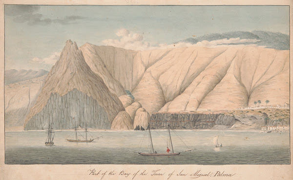 Part of the Bay of the Town of San Miguel La Palma
