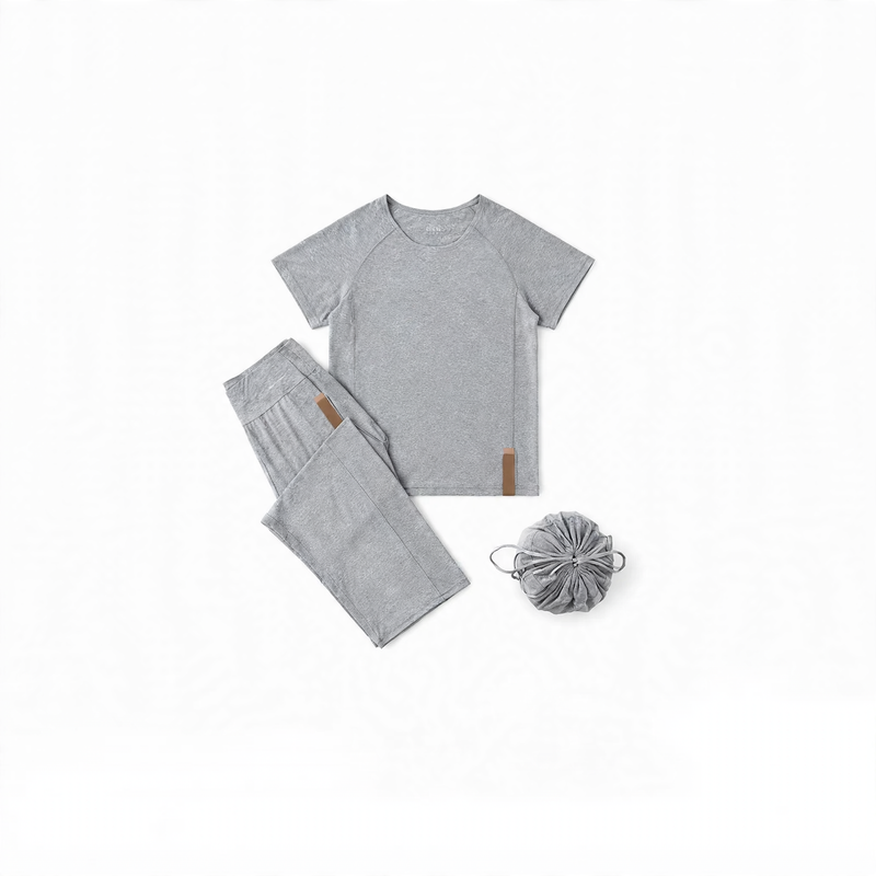 Men's Pajama Set, breathable, crew neck