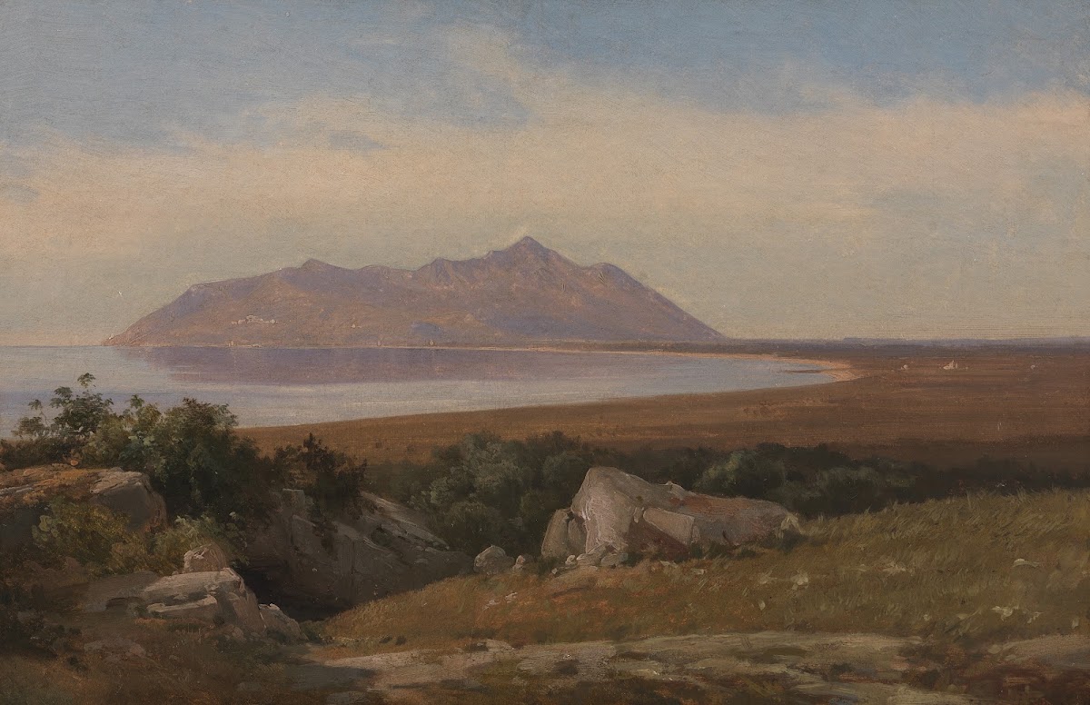 Monte Circeo Seen from the District of Terracina 1829   1839