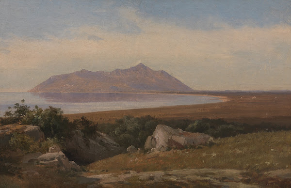 Monte Circeo Seen from the District of Terracina 1829   1839