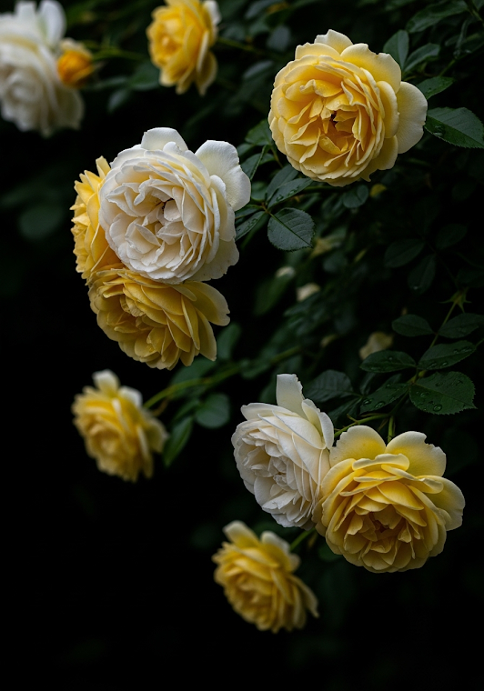 Yellow Rose Cascade