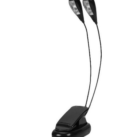 LED music stand light with clip, flexible