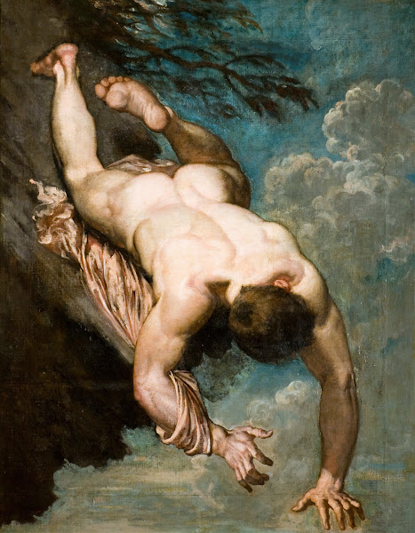 Manlius Hurled From The Rock 1818