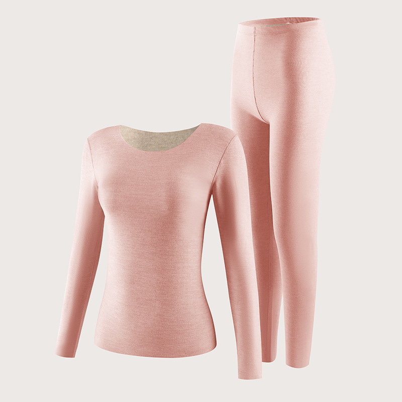 Warming thermo underwear set made of cashmere and silk