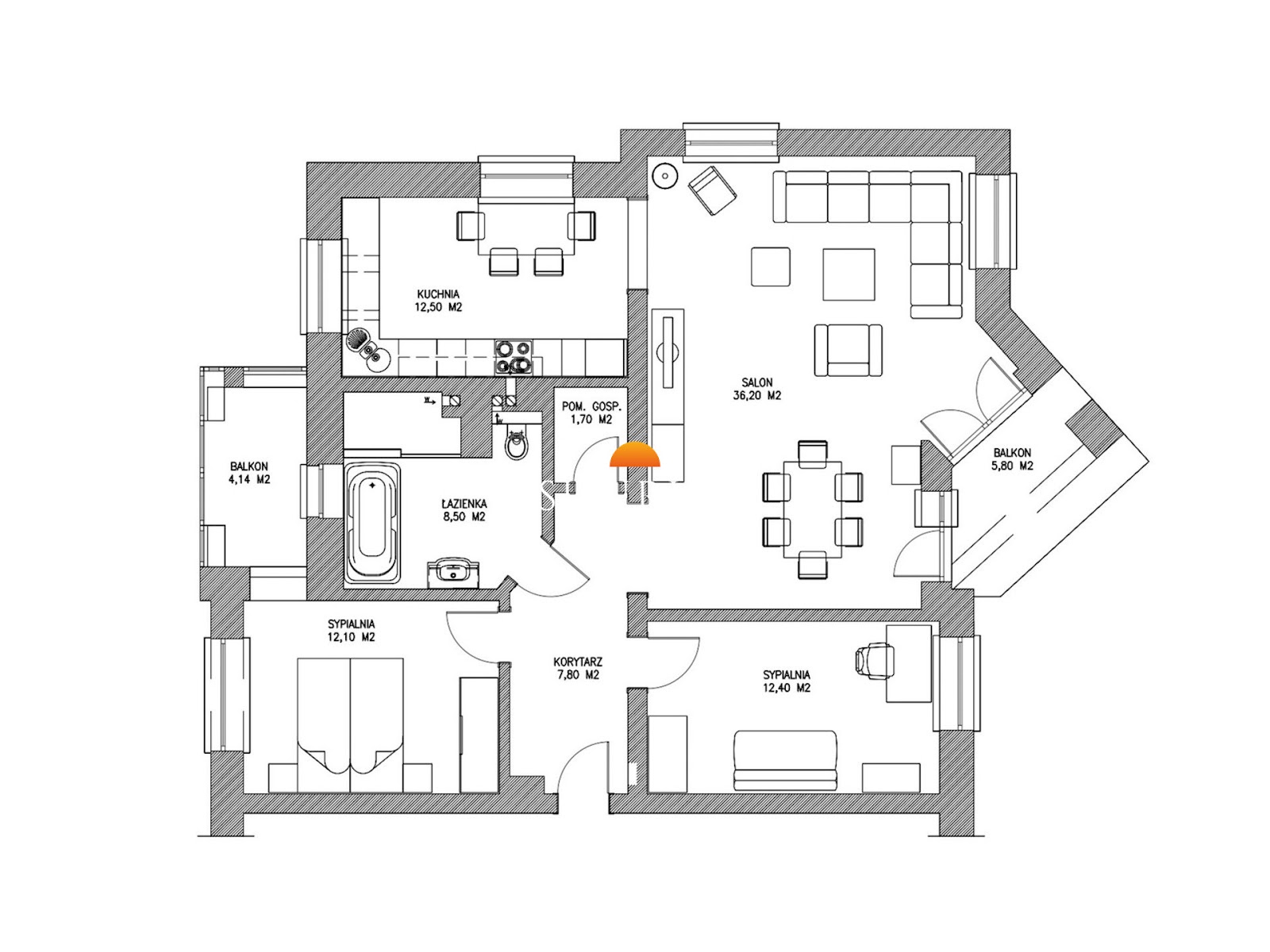 Mieszkanie na sprzedaż 91,2 m² - blisko morza — zdjęcie 2