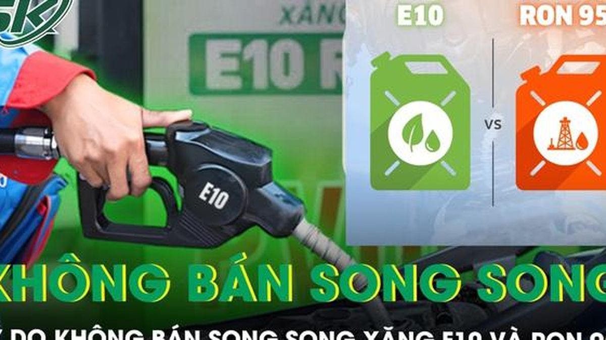 Bộ Công Thương lý giải việc không bán song song xăng E10 và RON 95 - Báo Sức Khỏe &amp; Đời Sống