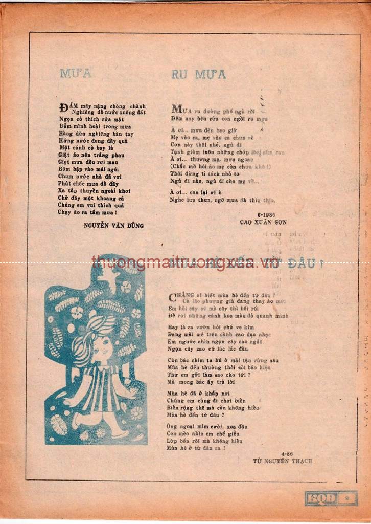 Tuyển tập thơ văn : Tuổi hồng (Số 21 - 1992) - Trang 9