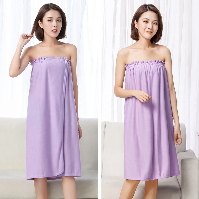 Coral fleece bathrobe for women