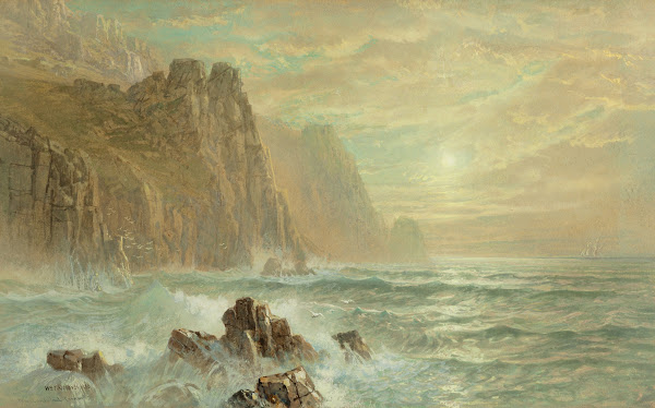 Near Lands End Cornwall 1880