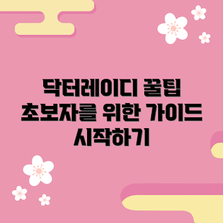 닥터레이디 사용법, 닥터레이디 추천, 기초 스킨케어, 초보자 가이드, 피부 관리 팁