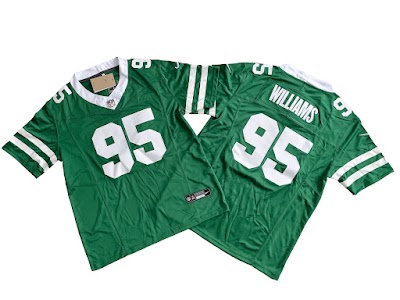 Men's New York Jets 95# Quinnen Williams Gardner Nike Legacy Green Vapor F.U.S.E. Limited Jersey.jpeg