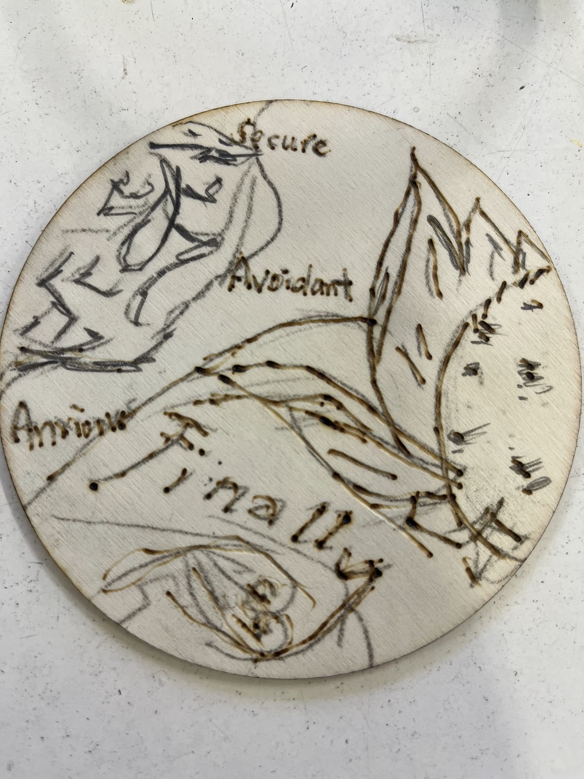 Wood burning piece II