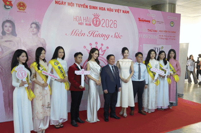 Sôi động ngày hội tuyển sinh Hoa hậu Việt Nam 2026 - Báo Tiền Phong