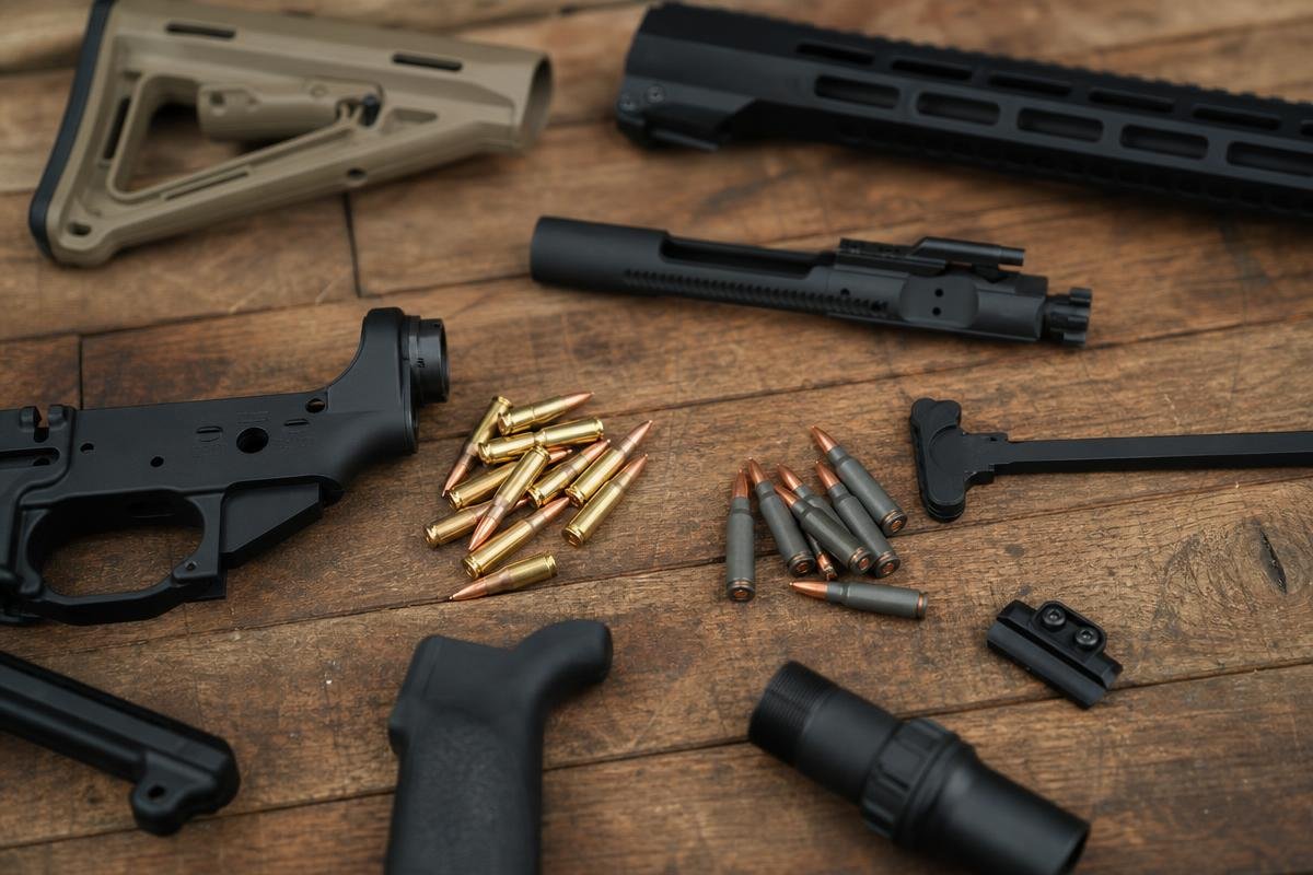 7.62x39 and 5.56 NATO options for an AR build