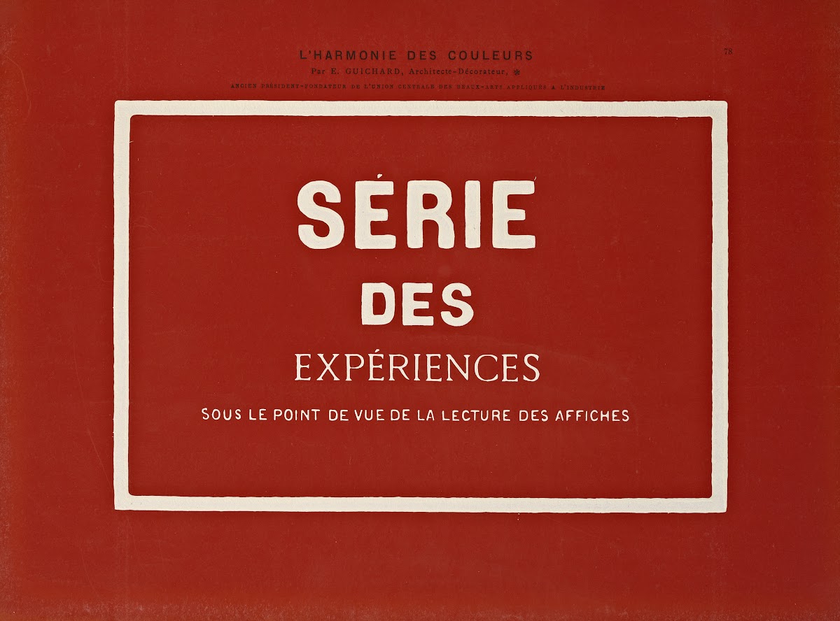 Lharmonie des couleurs  Pl129 1880