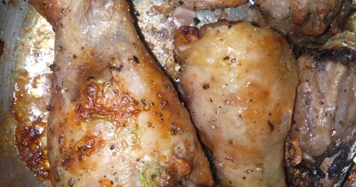 Đùi gà rau củ nướng