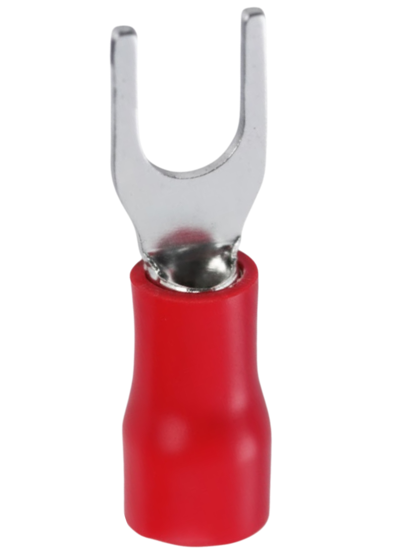 Cable Lug SV 0.25 - 1.5 mm, Bolt Hole 4.3 mm (Red)
