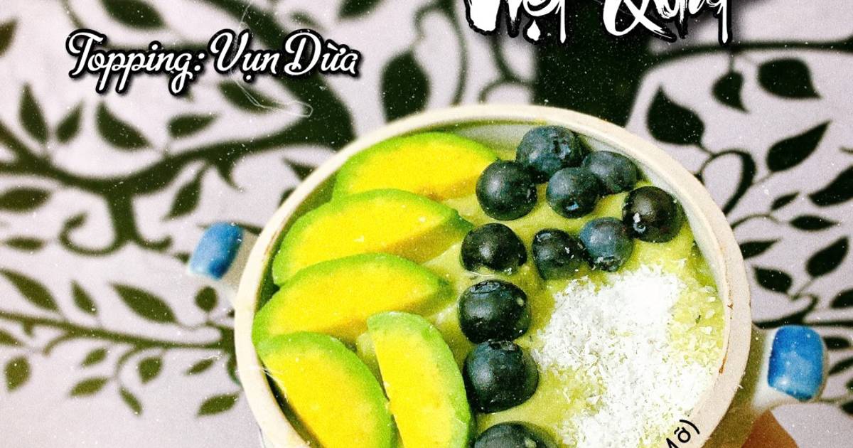 Smoothie Bơ Việt Quất