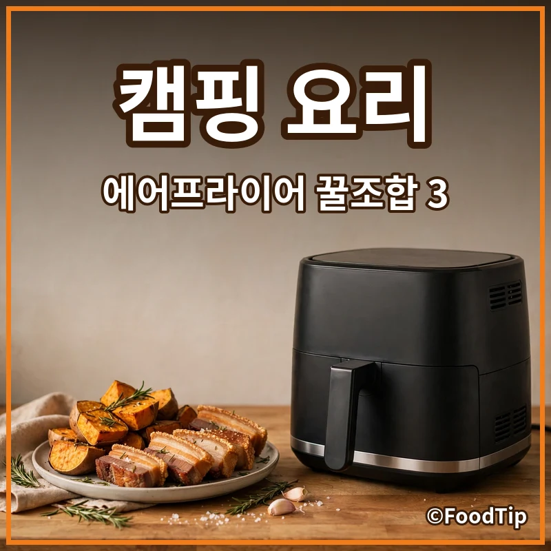 겨울 캠핑 & 홈파티 주인공은 나야 나! 에어프라이어 이색 요리 꿀조합 3가지