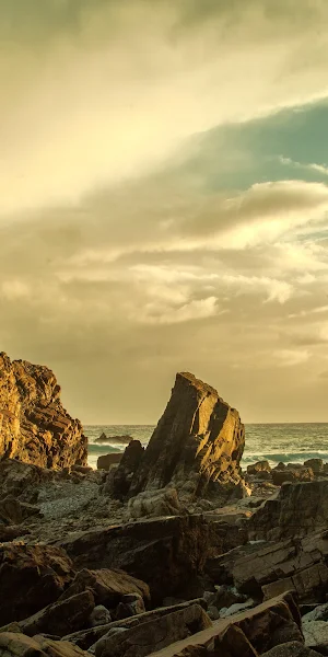 Nature, Landscape, Coast, Rocks 4K Wallpaper Background