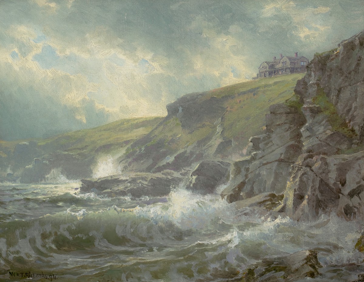 View of the Artists Home Graycliff Newport Rhode Island 1894