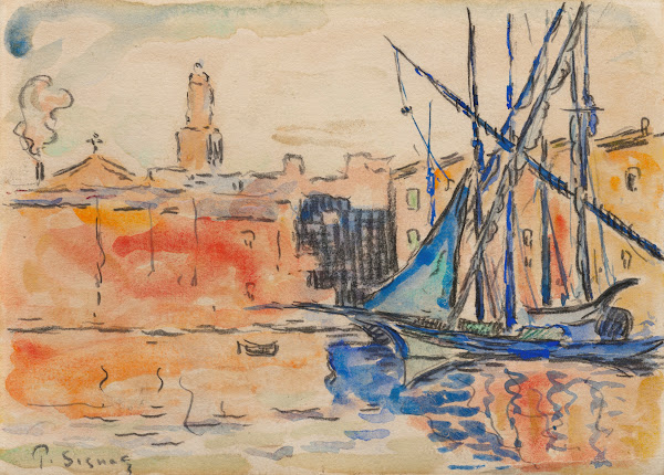 Saint Tropez le port 1895