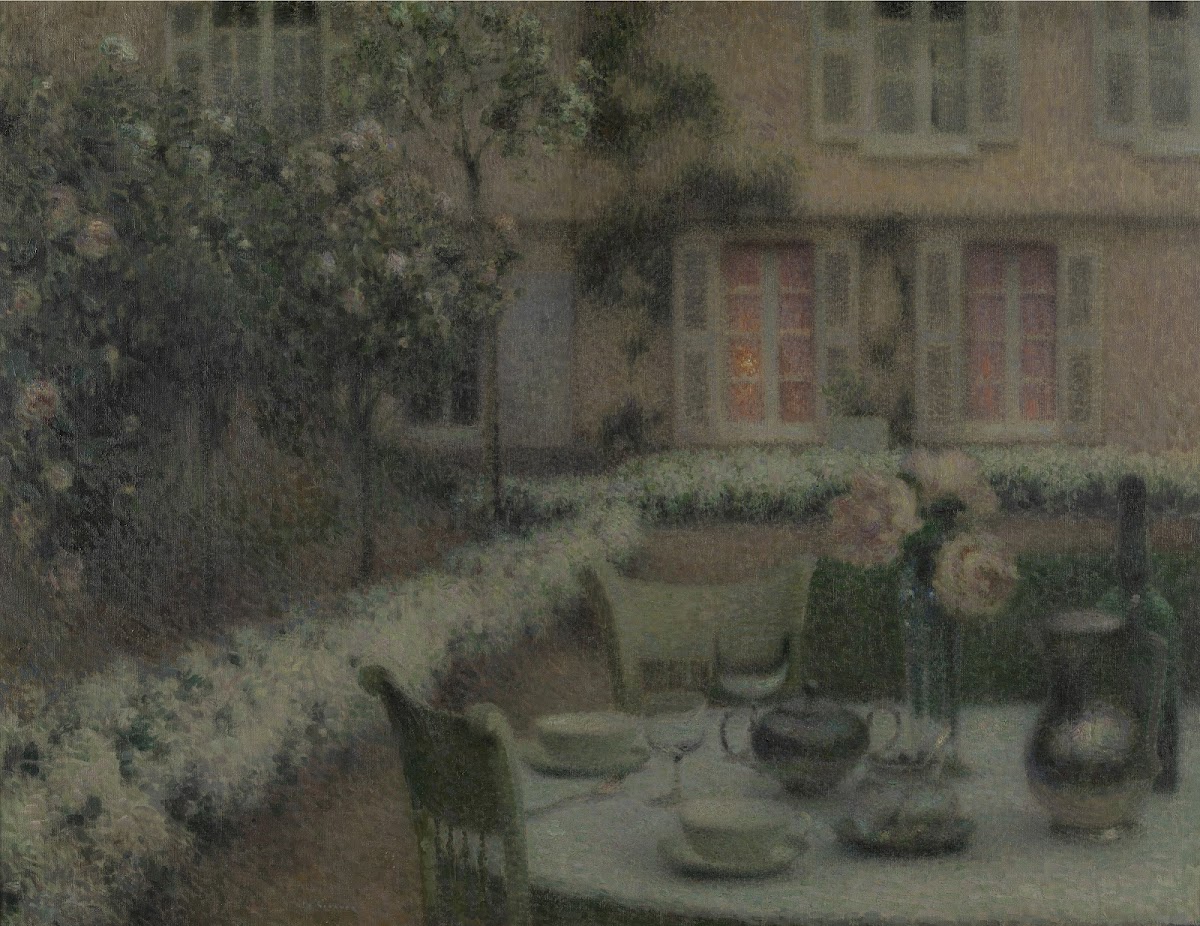 The Table in the White Garden at Gerberoy circa 1900