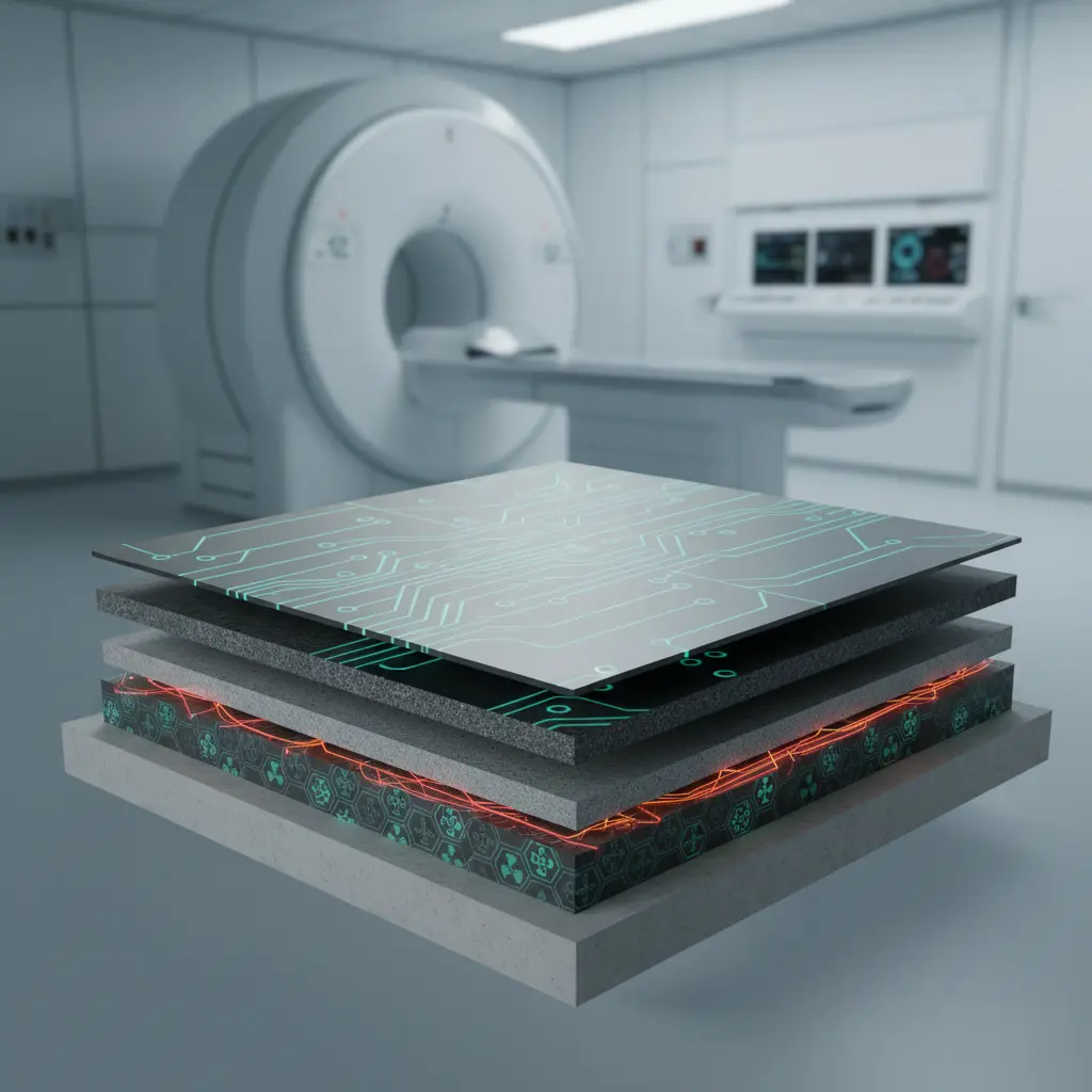 Sertifikasi material lantai untuk ruang radiologi