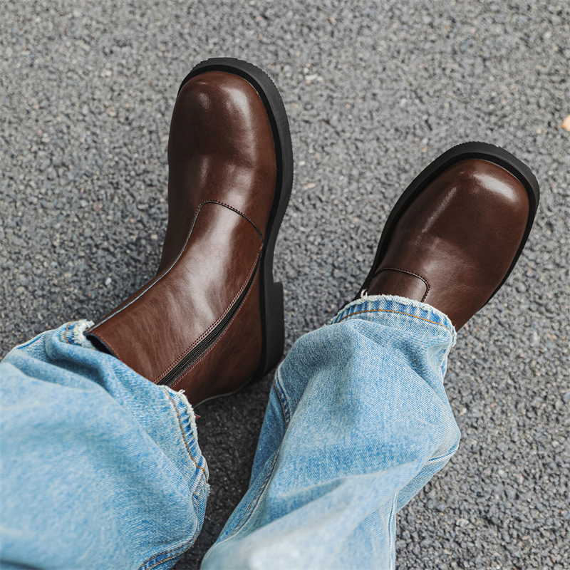 Men's Chelsea Boots, square toe, model 66630-J