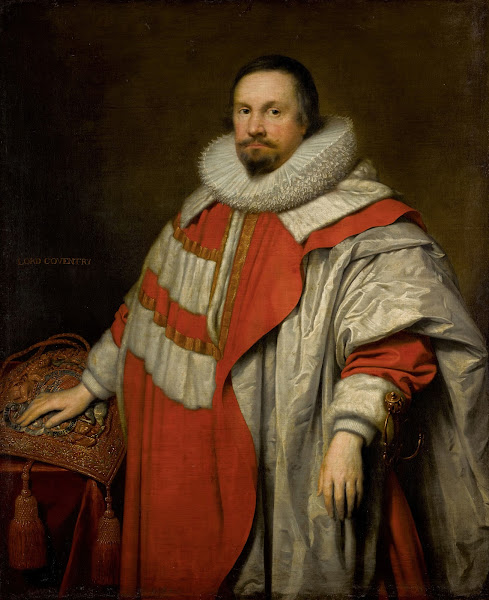 Portrait Of Thomas 1st Baron Coventry 1578 1640 Lord Keeper Of The Great Seal 16