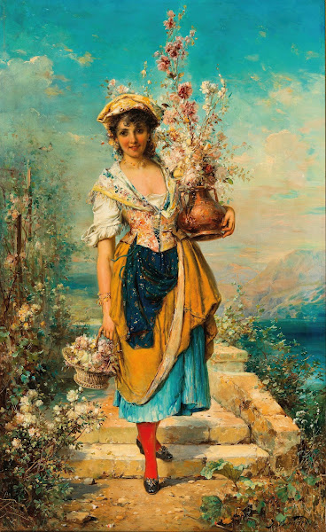 A Beautiful Flower Girl
