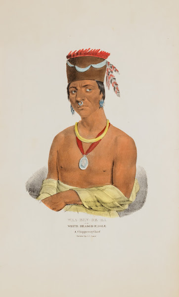 WAA BIN DE BA or the White Headed Eagle A Chippeway Chief 1835