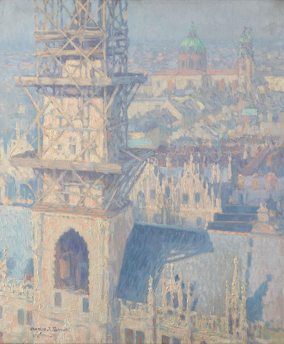 Blick Auf Das MüNchner Rathaus Mit Der Theatinerkirche Im Hintergrund 1900 1910