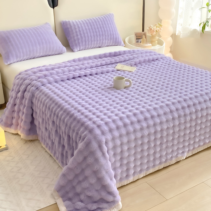 Weiches Bettlaken aus Milchfaser-Fleece, 180x200-220cm