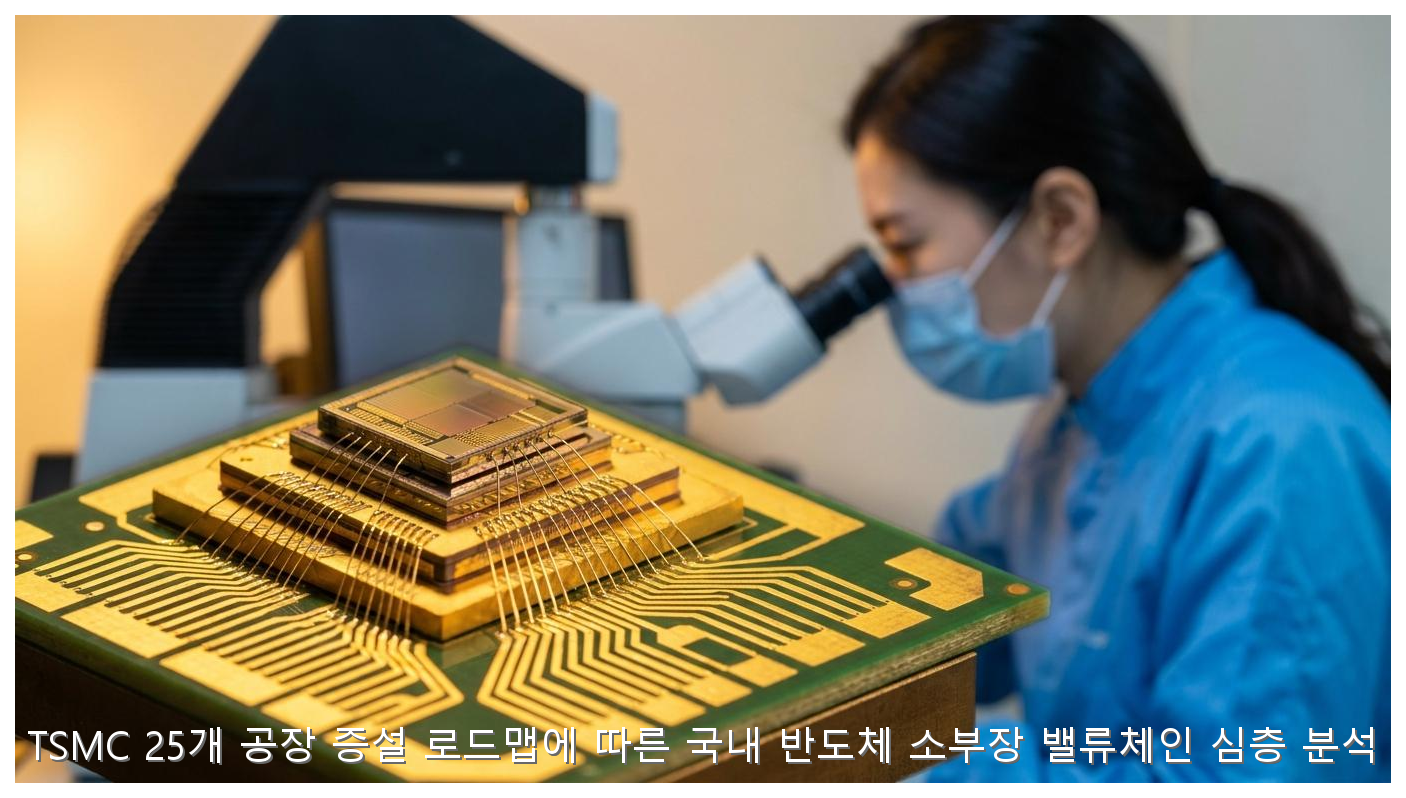 TSMC 25개 공장 증설 로드맵에 따른 국내 반도체 소부장 밸류체인 심층 분석 핵심 안내 및 분석 인포그래픽 (4)