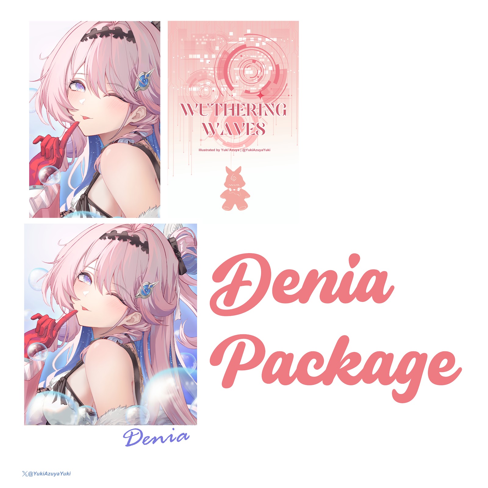 Denia Package ( Polaroid & Photocard ) by Karbiter (Yuki Azuya)
