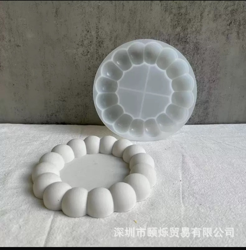 Bubble tray coaster mold