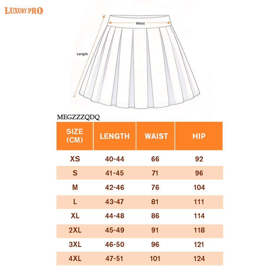 AOP MEG Pleated Soccer Skirt
