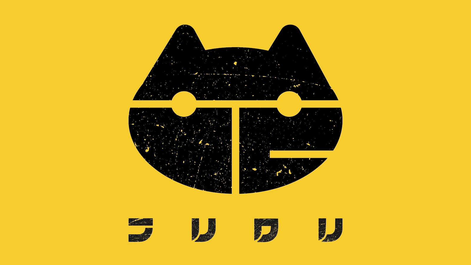 FLCL Minimalist Cat Logo - Graphic Design 4K Wallpaper (3840x2160)