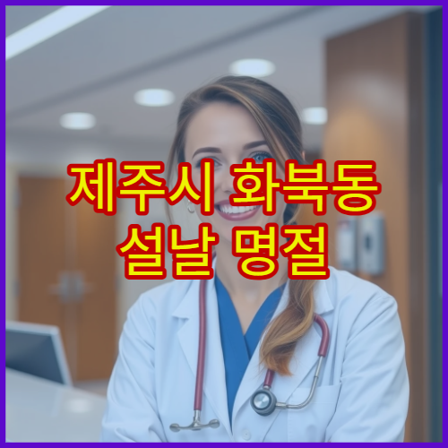 제주시 화북동 설날 명절 류마티스내과 연휴 진료 병원 관절염·만성 통증 상담 안내