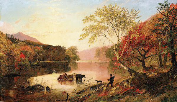 Autumn on the Hudson River circa 1861