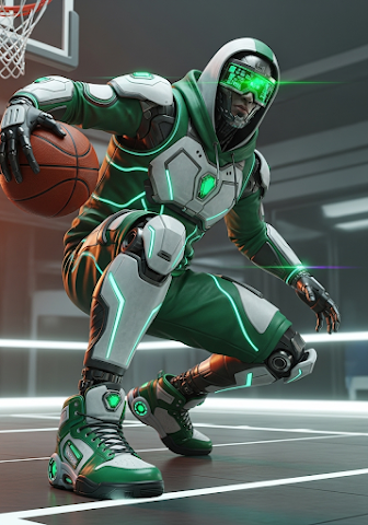 Cyborg Baller's Emerald Vision