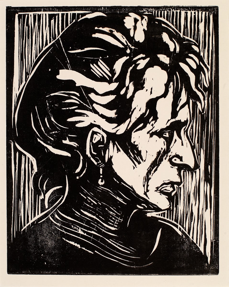 Portrait of an Elderly Lady Study of a Head 1983