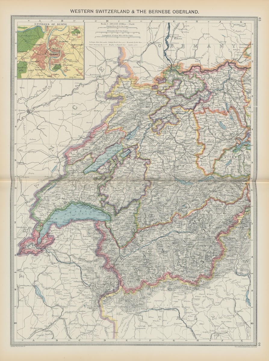 Western Switzerland and The Bernese Oberland 1908