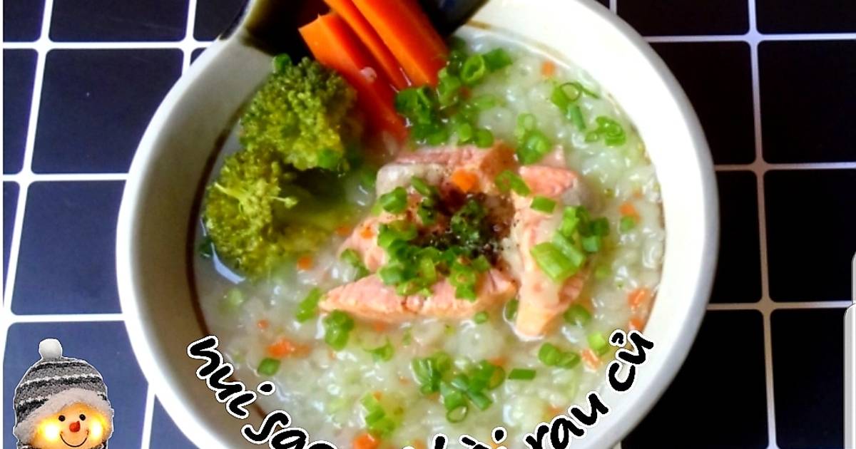 Nui sao cá hồi rau củ